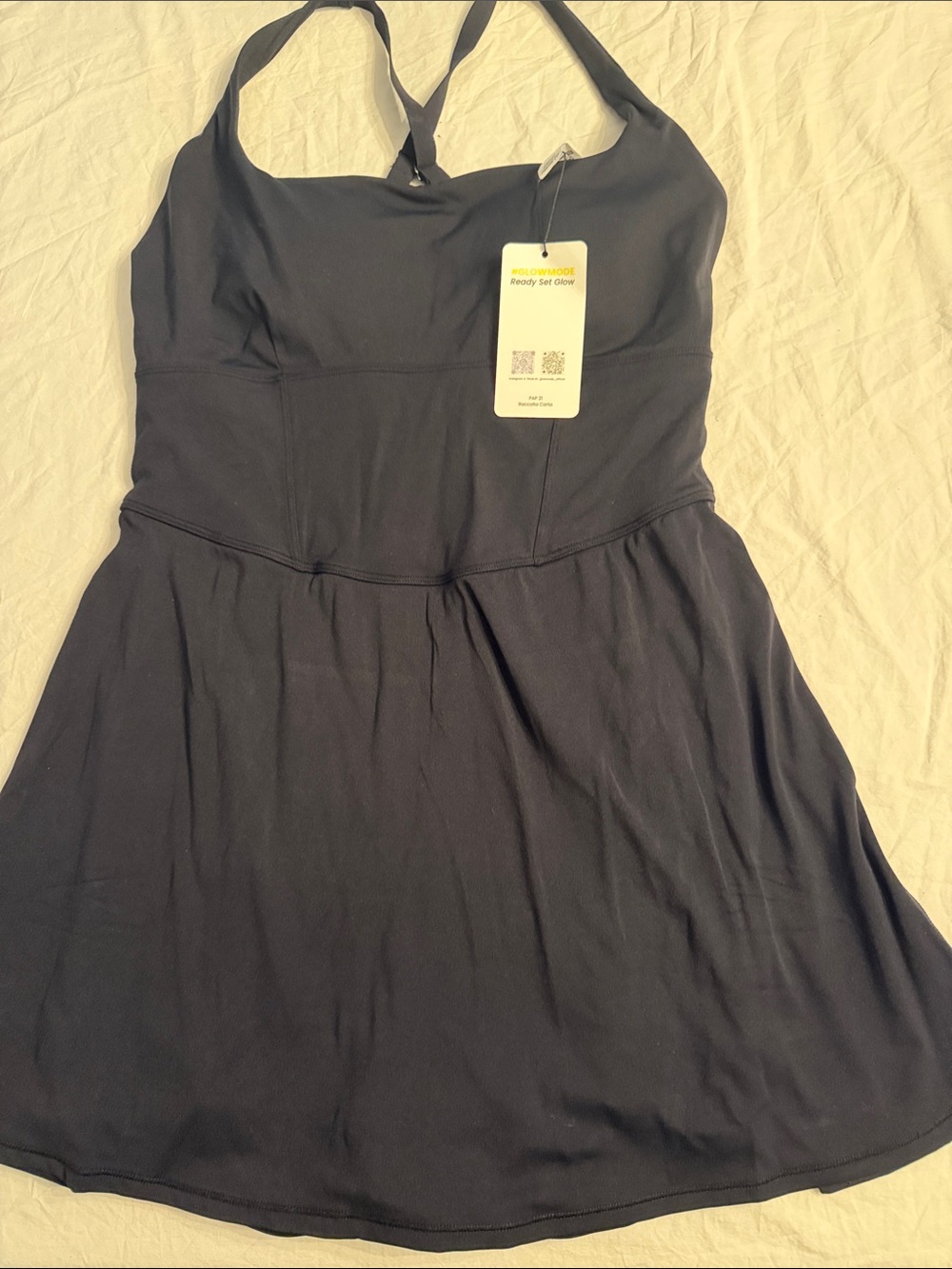 SHEIN Black Active Dress with Shorts